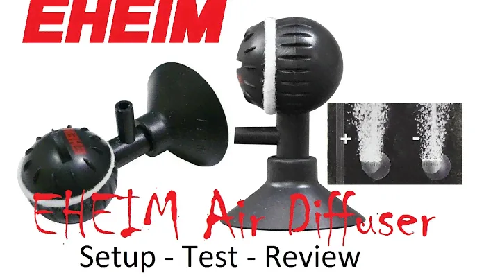 EHEIM Air Diffuser for Air Pump 100/200/400 - Setup, Test, In depth review (Air stone, Aeration)