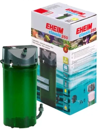 Фильтр внешний EHEIM Classic 250 (2213020) с губками и кранами